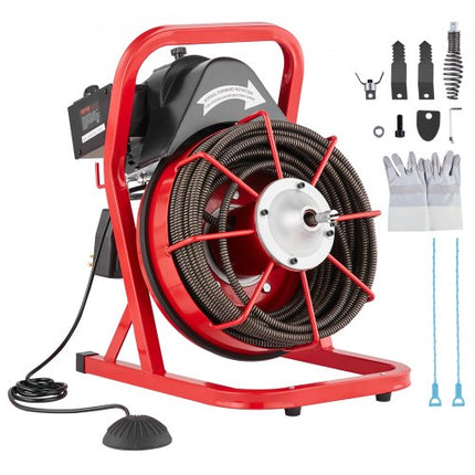 Vamzdžių valymo mašina VEVOR D1000, 370 W