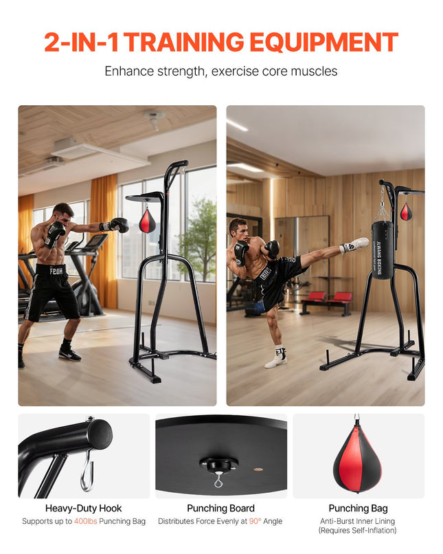 Bokso maišo stovas VEVOR ssshksdj-c, iki 65 kg apkrova