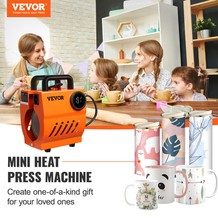 Puodelių termo presas VEVOR F110, 320W