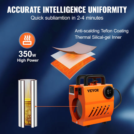 Puodelių termo presas VEVOR F110, 320W