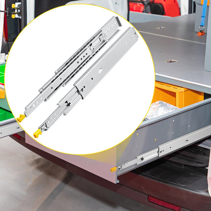 Stalčių bėgeliai su užraktu VEVOR VV-SJTTDGDS-28IN, 227 kg apkrova