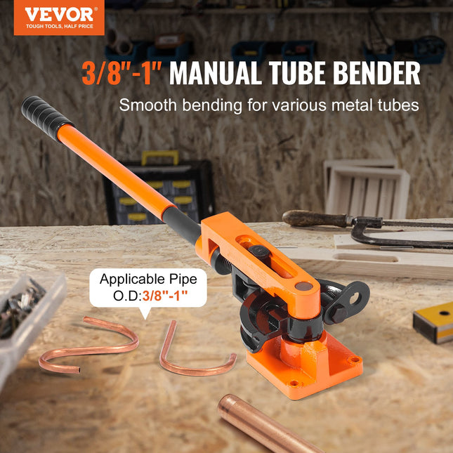Rankinis vamzdžių lenkimo įrankis VEVOR SWG-25, 9,5–25,4 mm