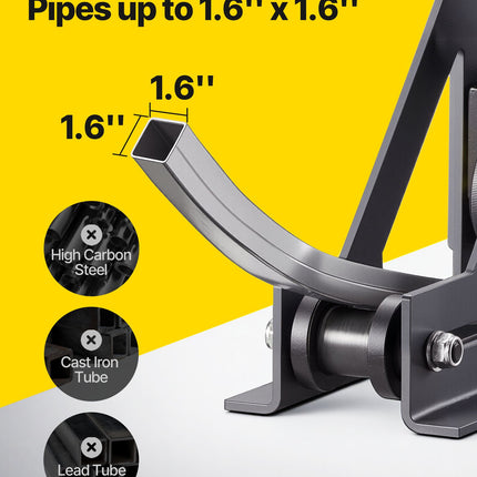 Vamzdžių lenkimo staklės VEVOR Manual Roller, 38 mm