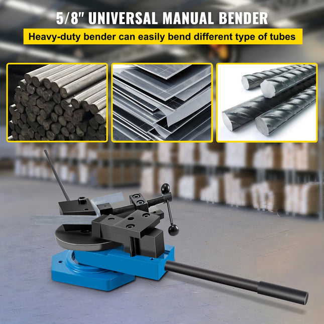 Metalinių strypų lenkimo staklės VEVOR SBG-40, 15,8 mm talpa