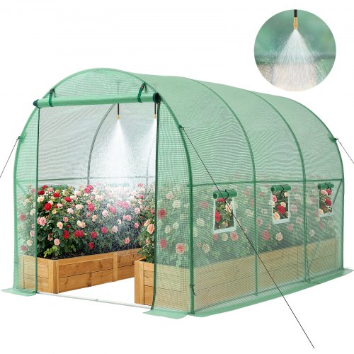 Šiltnamis tunelis VEVOR 2×3×2m(3)G-D, 2,93x1,97x1,94 m