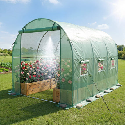Šiltnamis tunelis VEVOR 2×3×2m(3)G-D, 2,93x1,97x1,94 m
