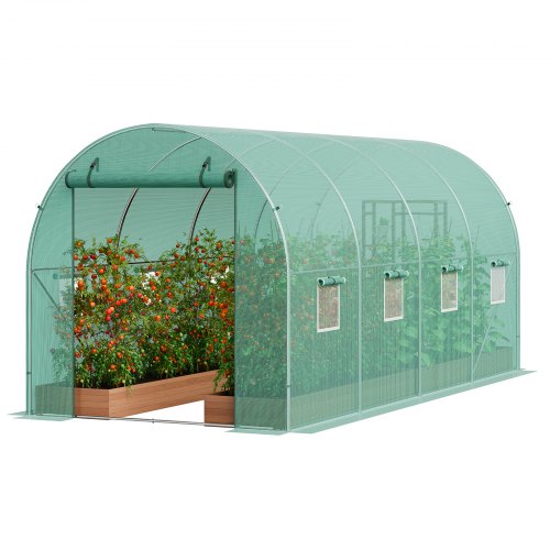 Tunelinis šiltnamis VEVOR 2x4,5x2 m (4) G, 4,45 x 1,94 x 1,92 m