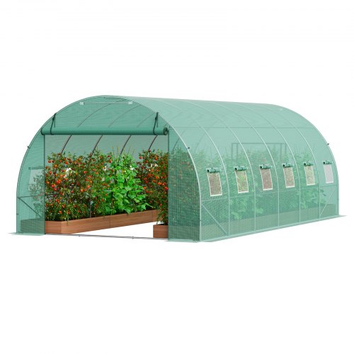 Tunelinis šiltnamis VEVOR 3x6x2m, 18 m² plotas