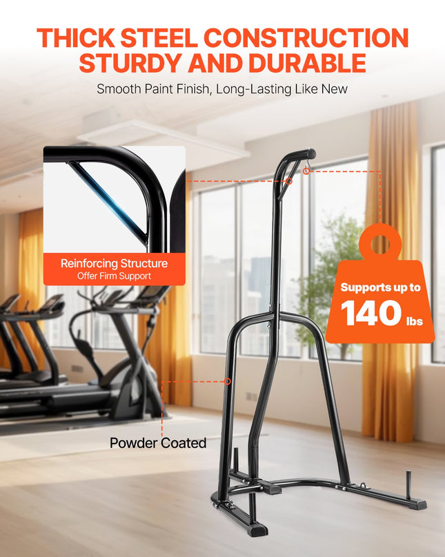 Bokso kriaušės stovas VEVOR ssshksdj-b, iki 65 kg