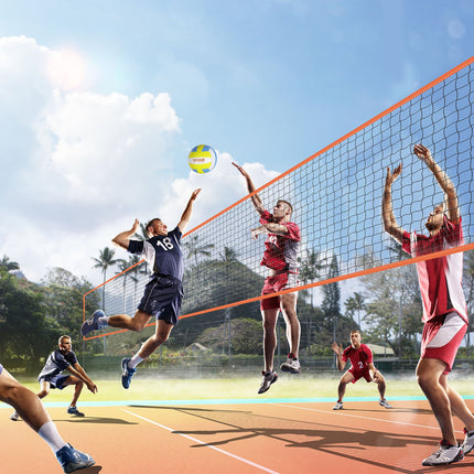 Keturpusis tinklinio ir badmintono tinklas VEVOR JH-205, reguliuojamas aukštis