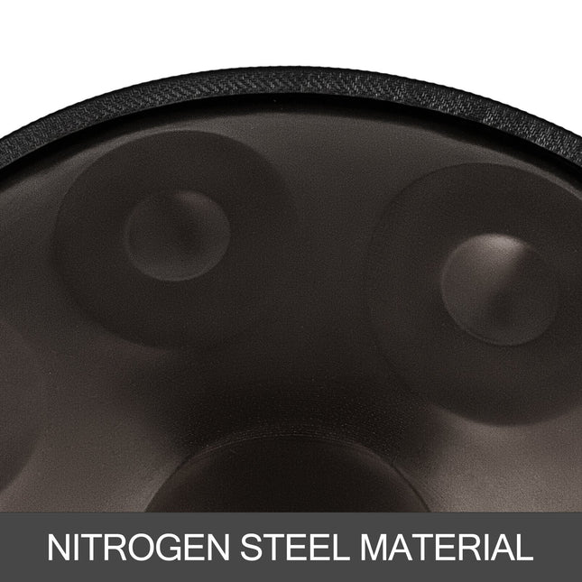 Rankinis būgnas (Handpan) VEVOR D Minor, 9 natos, 56 cm