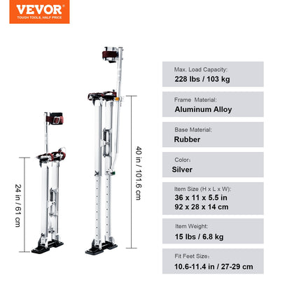 Statybiniai kojūkai VEVOR YSSGBGQ-2440, 61–102 cm