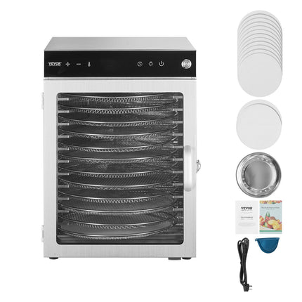 Maisto džiovyklė VEVOR H12-CX001, 800 W