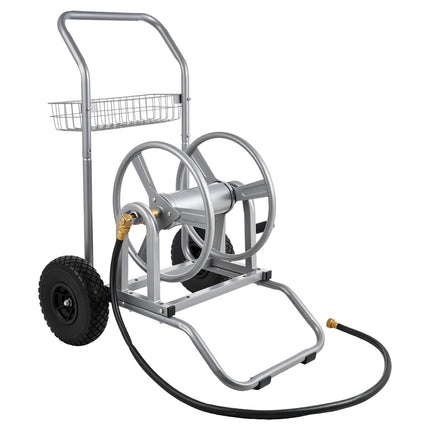 Sodo žarnos vežimėlis VEVOR ALQ-200-2, iki 91 m talpos