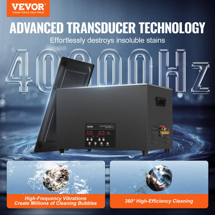 Ultragarsinė vonelė VEVOR TH-SPQXJ-100A, 30 l, 600 W