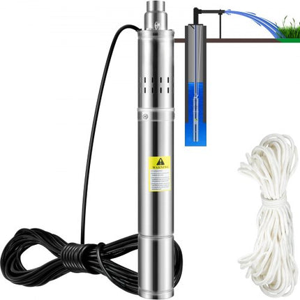 Giluminis vandens siurblys VEVOR 3QGD1-60-0.55, 550W