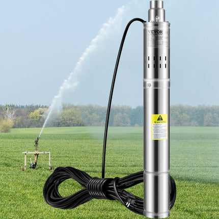 Giluminis vandens siurblys VEVOR 3QGD1-60-0.55, 550W