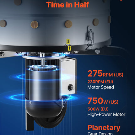 Elektrinė paukščių pešimo mašina VEVOR TM500BS/2, 900 W