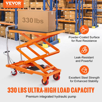 Hidraulinis kėlimo stalas VEVOR TFD15, 150 kg keliamoji galia