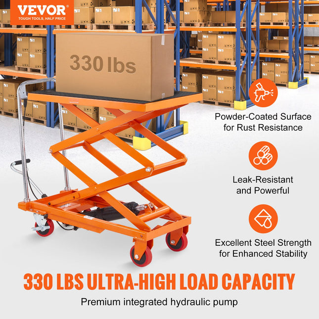 Hidraulinis kėlimo stalas VEVOR TFD15, 150 kg keliamoji galia
