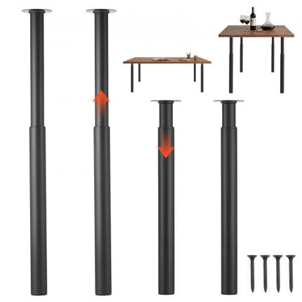 Reguliuojamos stalo kojos VEVOR HXZTYG28-43.3, 710-1100 mm