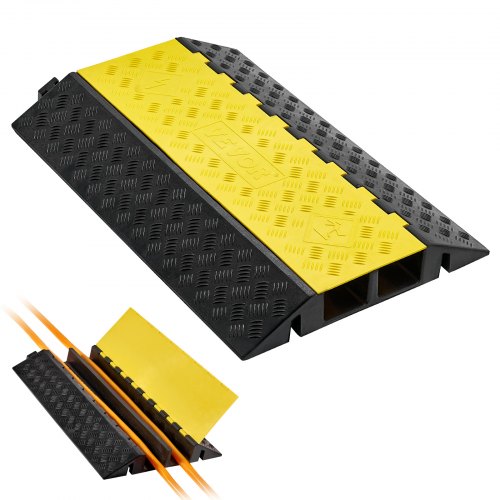 Kabelių apsaugos rampa VEVOR DRX-R2-1, 2 kanalų, 9979 kg apkrova