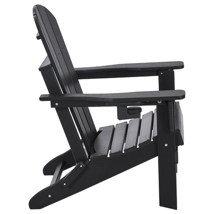 Adirondack tipo kėdės VEVOR SS401-BK-2P, sulankstomos, 2 vnt.