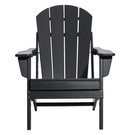 Adirondack tipo kėdės VEVOR SS401-BK-2P, sulankstomos, 2 vnt.