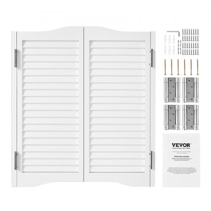 Varstomos kavinės durys VEVOR SS-door2-WH-7, 91,4 x 91,4 cm