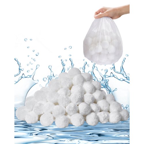 Baseino filtrų kamuoliukai VEVOR F7, 0,7 kg