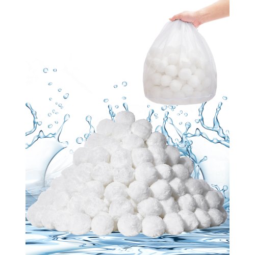 Baseino filtrų kamuoliukai VEVOR F7, 1,6 kg