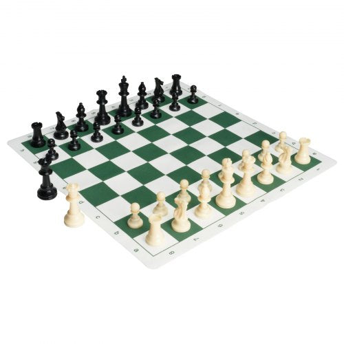 Turnyrinis šachmatų rinkinys VEVOR Weighted Roll-up, 50 cm