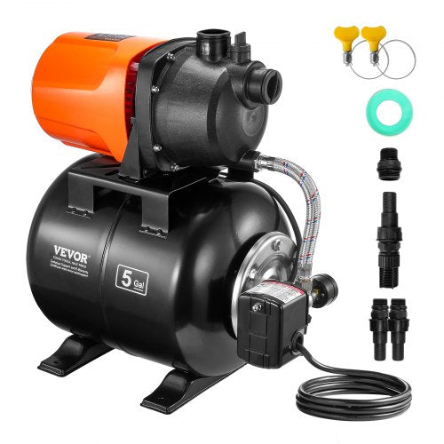 Vandens siurblys su hidroforu VEVOR FSGP1200-2, 750 W