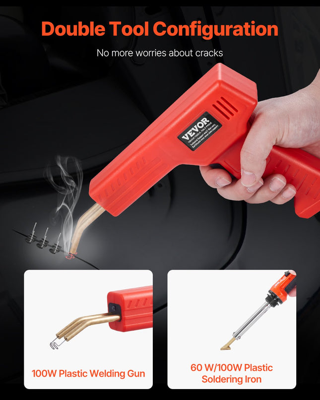 Plastiko suvirinimo rinkinys VEVOR H50+XCER-01, 100 W