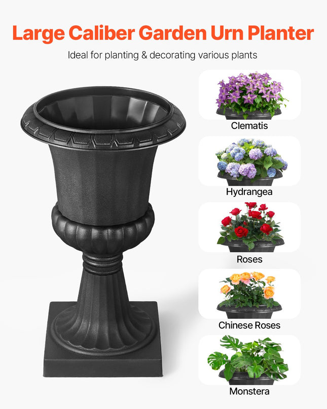 Plastikiniai vazonai-urnos VEVOR KD2986, 2 vnt., 40 x 67 cm