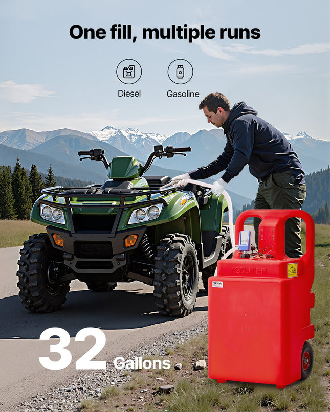 Mobili kuro talpa VEVOR YHM-120B, 121 l