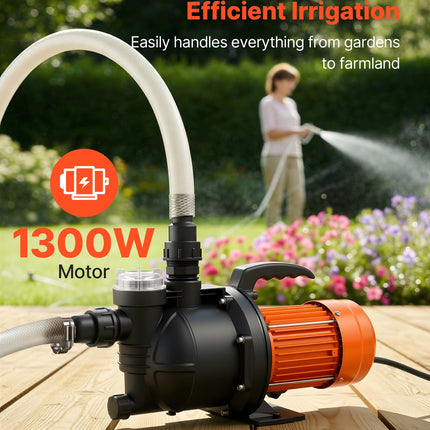 Paviršinis vandens siurblys VEVOR FSGP1300, 1300W