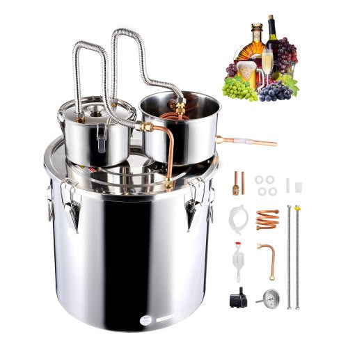 Alkoholio distiliavimo aparatas VEVOR DTDB-50L-U, 50 l