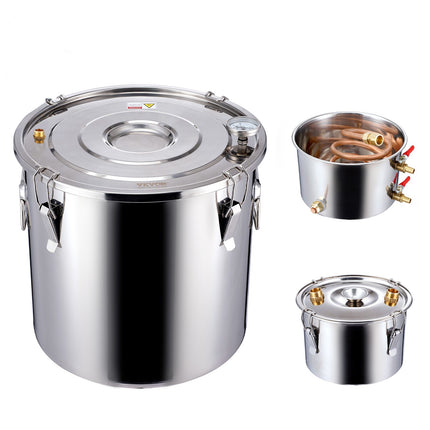 Alkoholio distiliavimo aparatas VEVOR DTDB-50L-U, 50 l