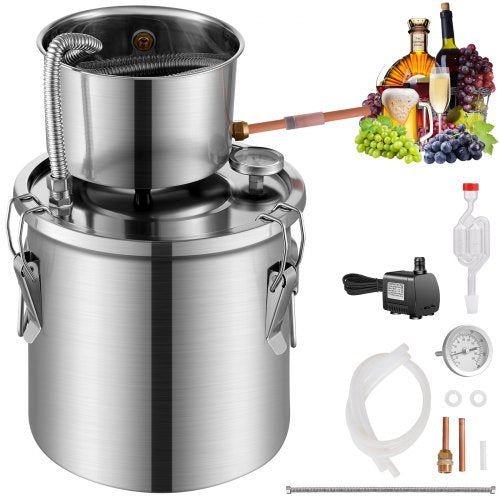 Alkoholio distiliatorius VEVOR STD-10L-U, 11,4 l