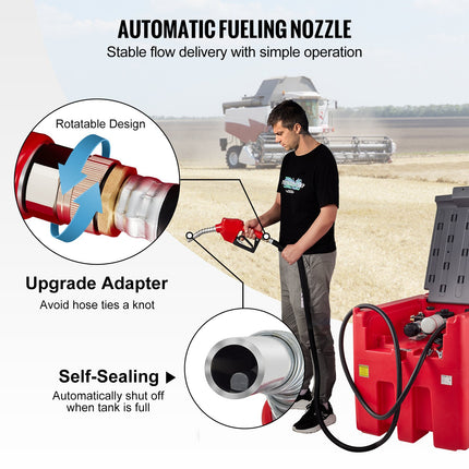 Mobili dyzelino talpa VEVOR YDIES4OOL-E, 439 l