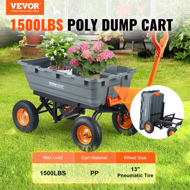 Sodo karutis-savivartis VEVOR TC4273A, 680 kg keliamoji galia