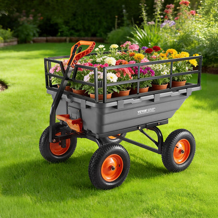 Sodo savivartis vežimėlis VEVOR TC4283, 680 kg