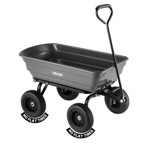 Sodo vežimėlis-savisvartis VEVOR GC-018C, 272 kg