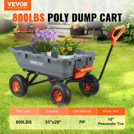 Sodo karutis VEVOR TC4270, 363 kg keliamoji galia