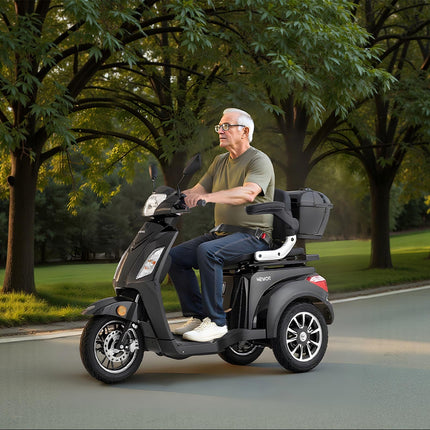 Elektrinis triratis motoroleris neįgaliesiems ir senjorams VEVOR VISTA-1, 1000W