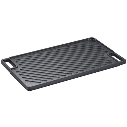 Dvipusė ketaus kepimo plokštė VEVOR GP46x26, 42,5 x 24,6 cm