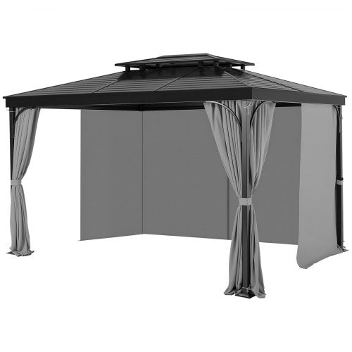 Pavėsinės užuolaidos VEVOR JDC-33GR, 3 x 3 m