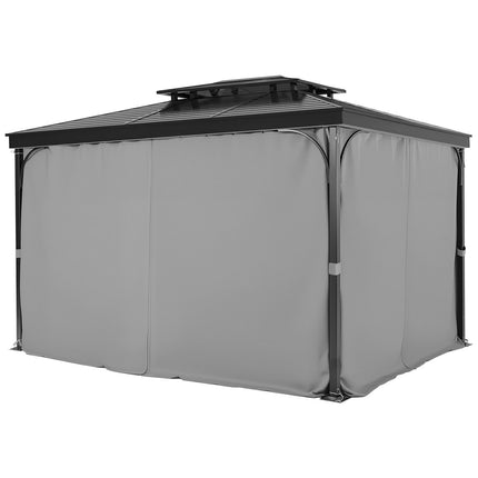 Pavėsinės užuolaidos VEVOR JDC-36GR, 3 x 3,6 m