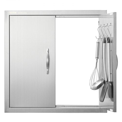 Lauko virtuvės durelės VEVOR B011S, 610x610 mm